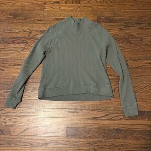 The North Face Chabot Cotton Thermal Knit Funnel Mock Neck Long Sleeve Sweater
